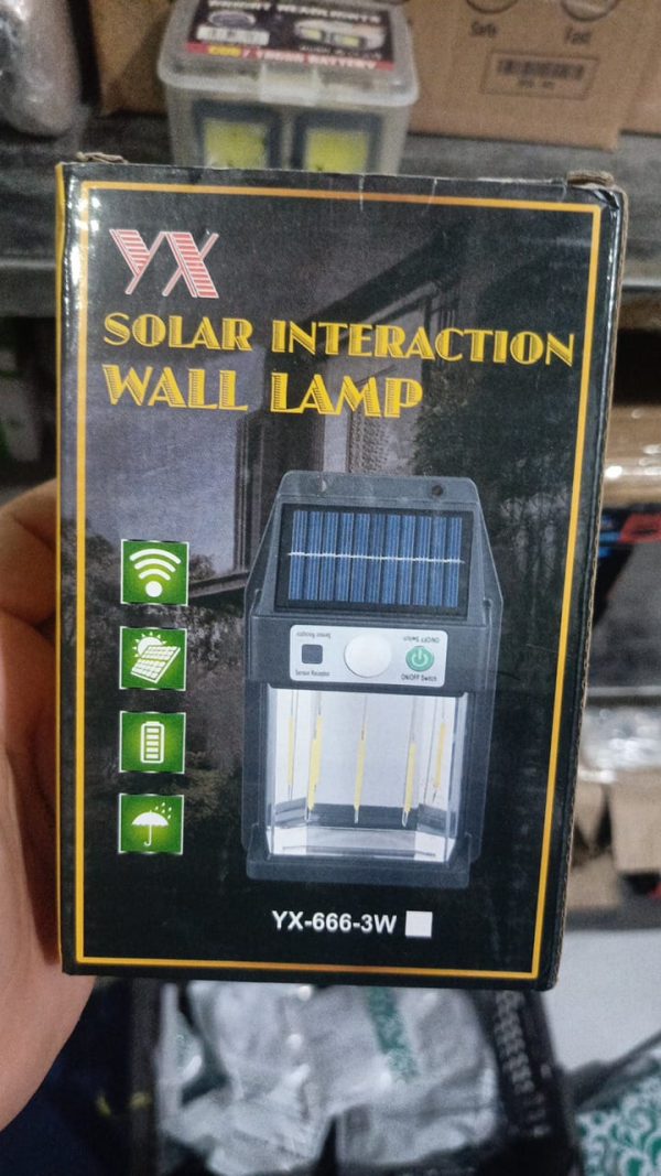 Solar Interaction Wall Lamp Tungsten Lamp Light